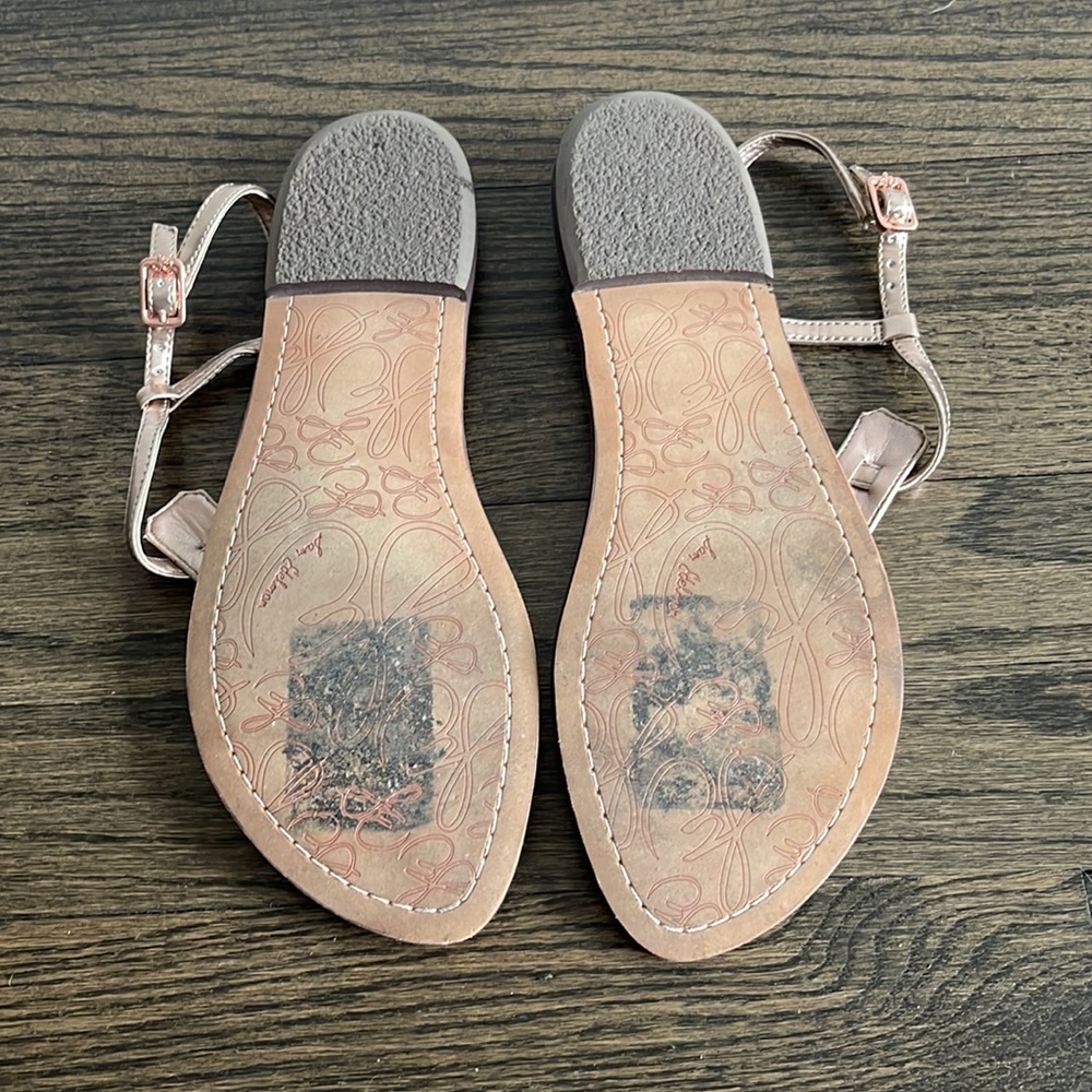 Sam Edelman Rose Gold Sandals - Picture 2 of 3